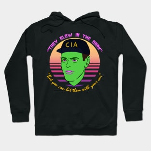 They Glow In The Dark - CIA, Undercover, Terry Davis, Meme Hoodie